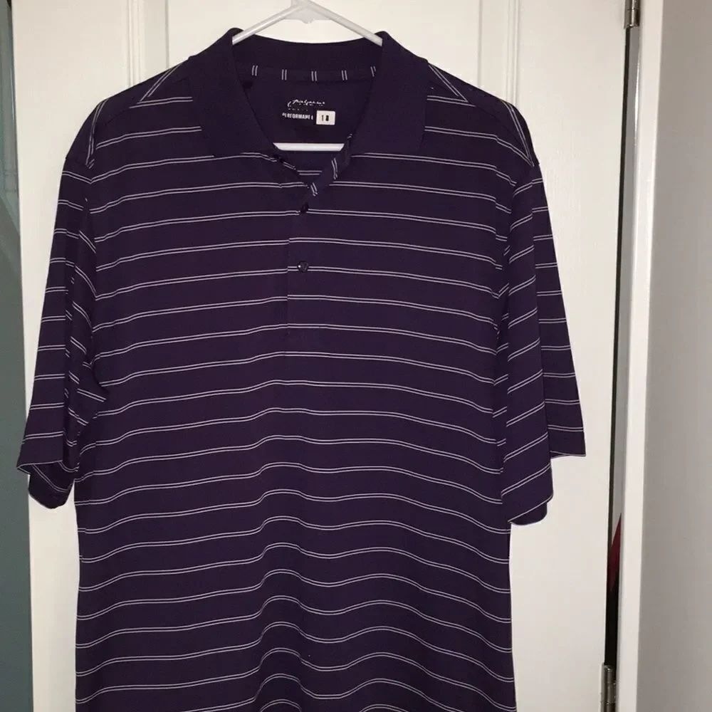 Purple Jack Nicklaus Performance18 golf polo shirt